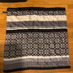 Coach Black Scarf